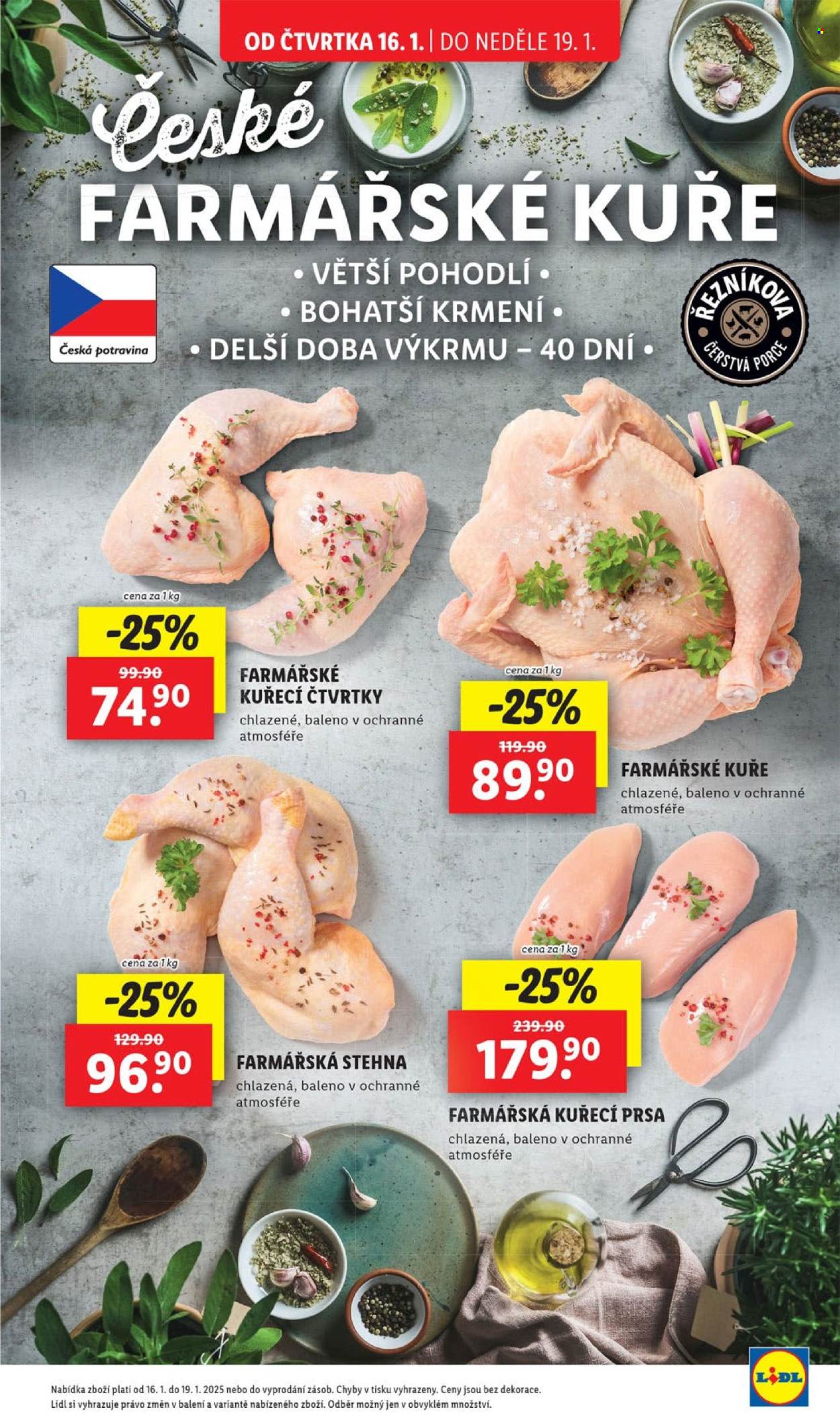 Leták Lidl - 16.1.2025 - 19.1.2025. Strana 1