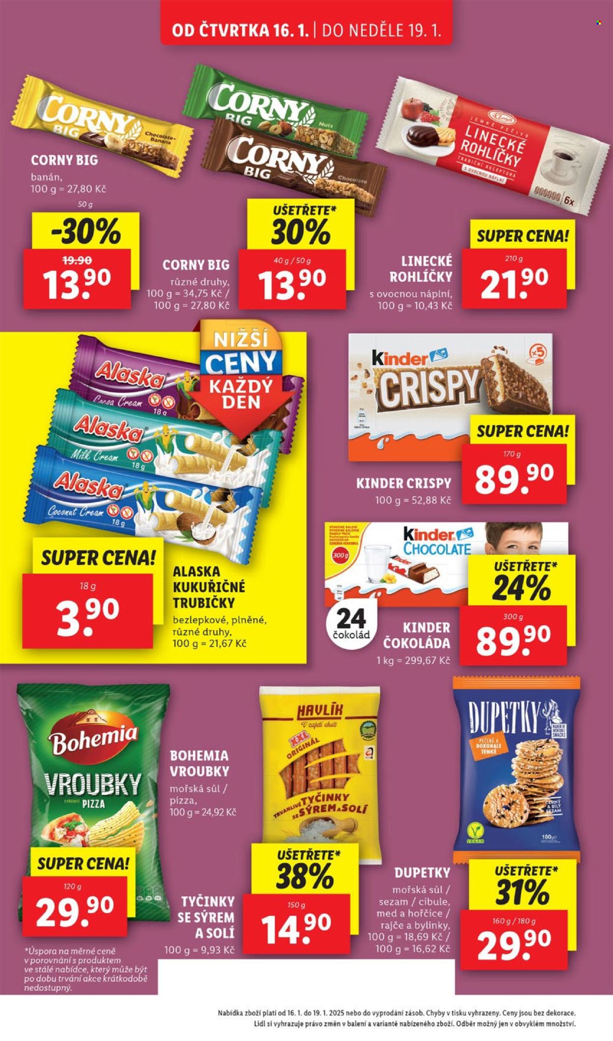 Leták Lidl - 16.1.2025 - 19.1.2025. Strana 1