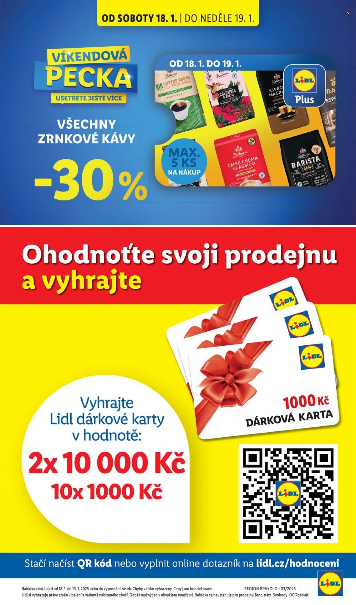 Leták Lidl - 16.1.2025 - 19.1.2025. Strana 1