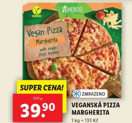 VEGANSKÁ PIZZA MARGHERITA