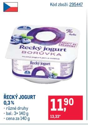 Řecký jogurt 0,3 %