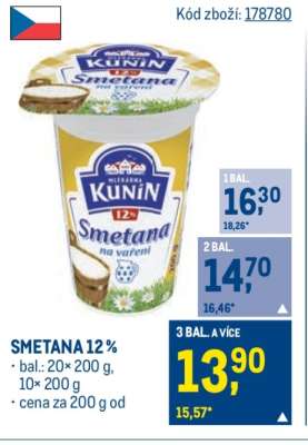 Smetana 12 %