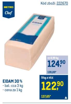 Eidam 30 %