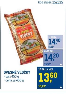 Ovesné vločky