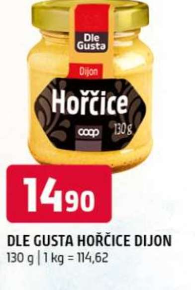 DLE GUSTA HOŘČICE DIJON