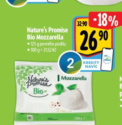 Nature’s Promise Bio Mozzarella