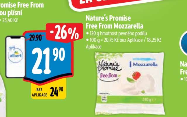 Nature’s Promise Free from Mozzarella