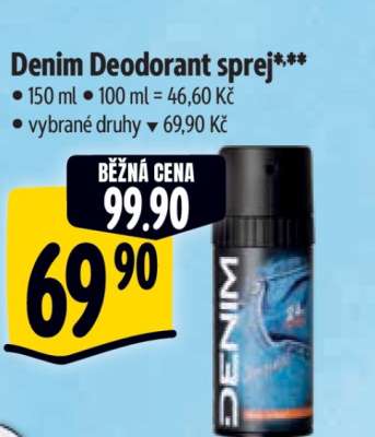 Denim Deodorant sprej