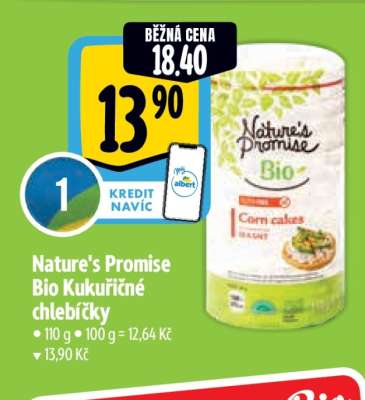 Nature's Promise Bio Kukuřičné chlebíčky