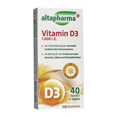 altapharma Kapsle s vitaminem D3, doplněk stravy