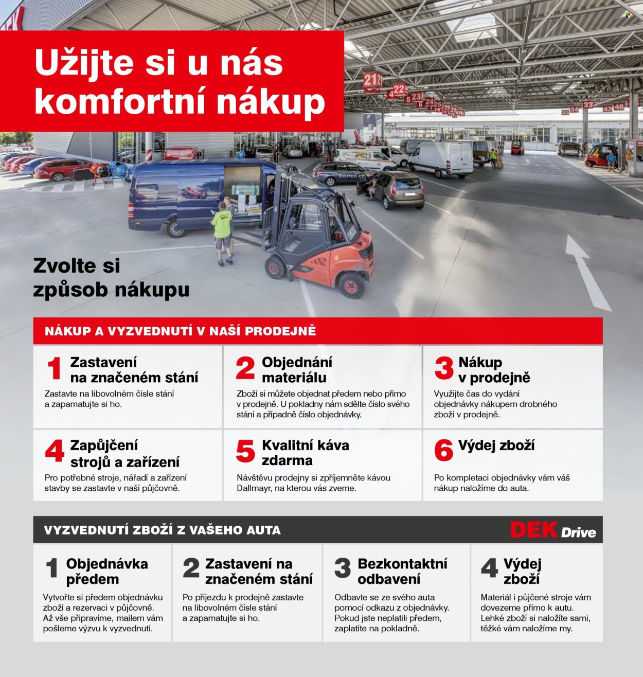 Leták DEK. Strana 2