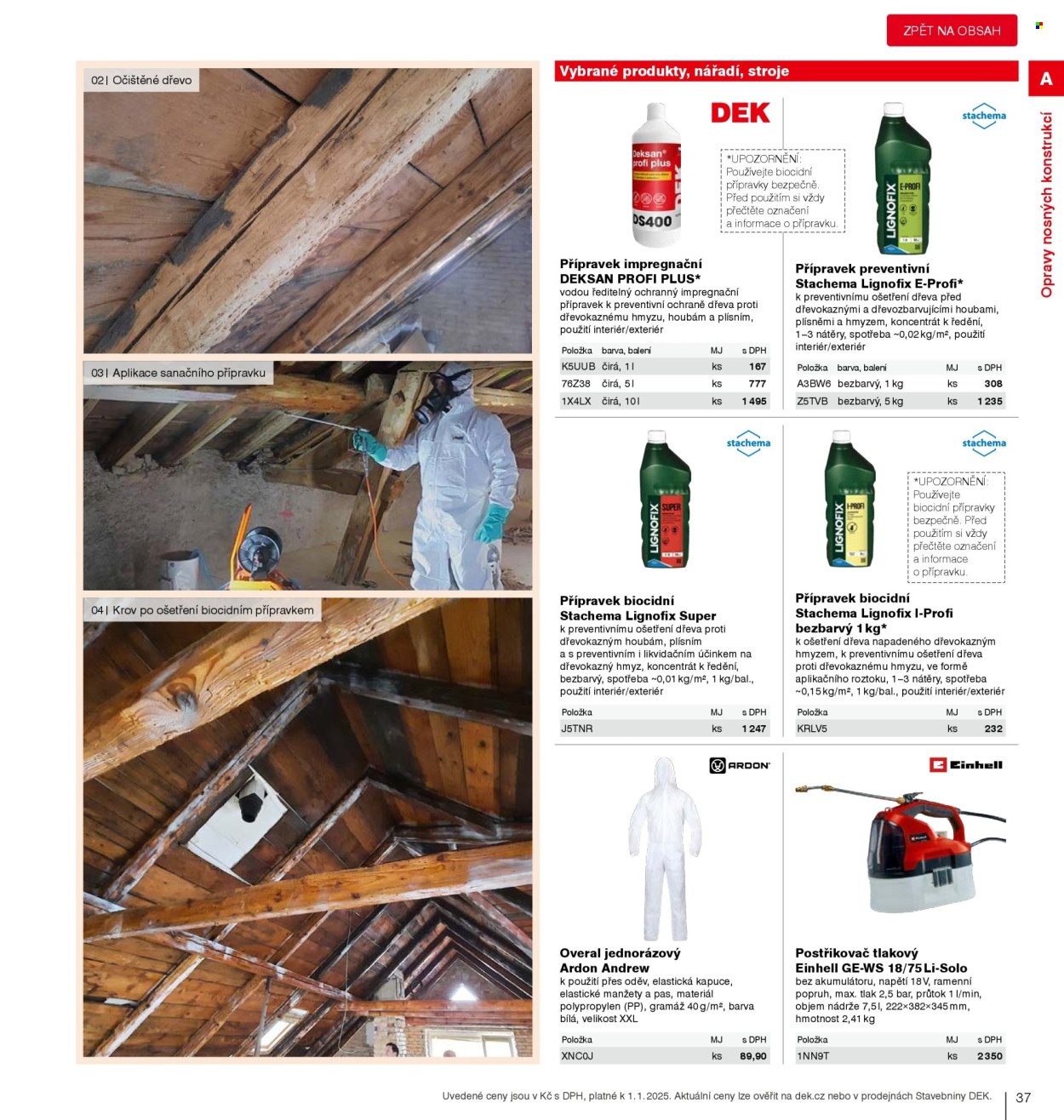 Leták DEK. Strana 39