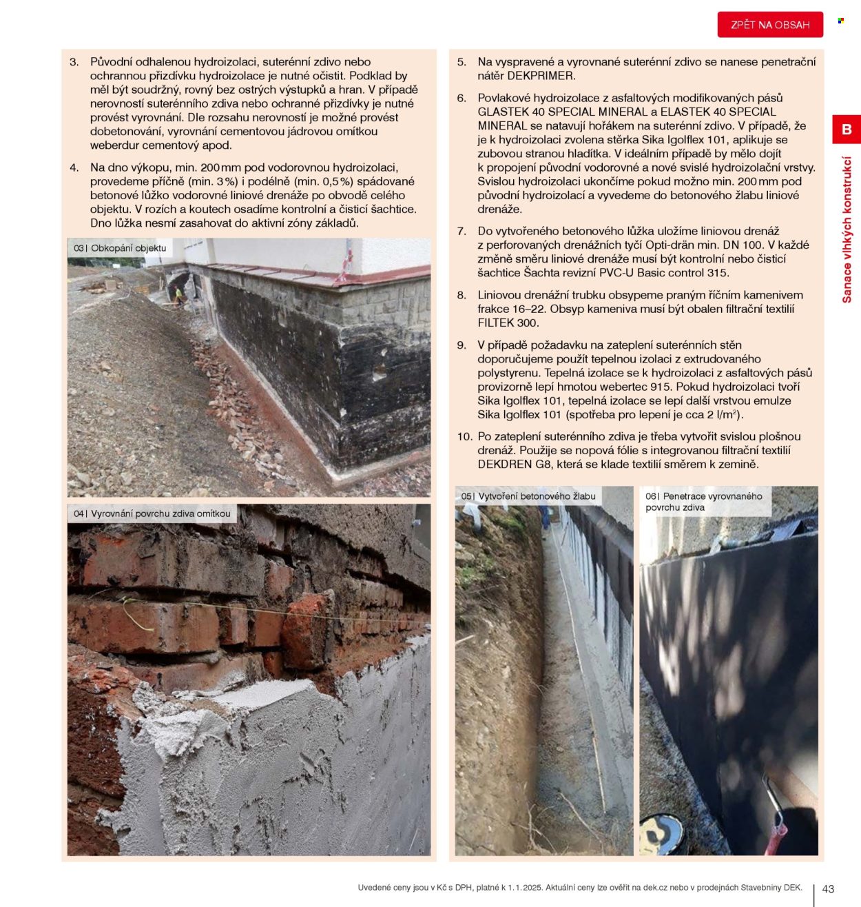Leták DEK. Strana 45