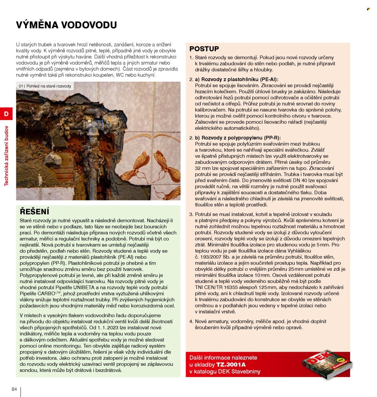 Leták DEK. Strana 86