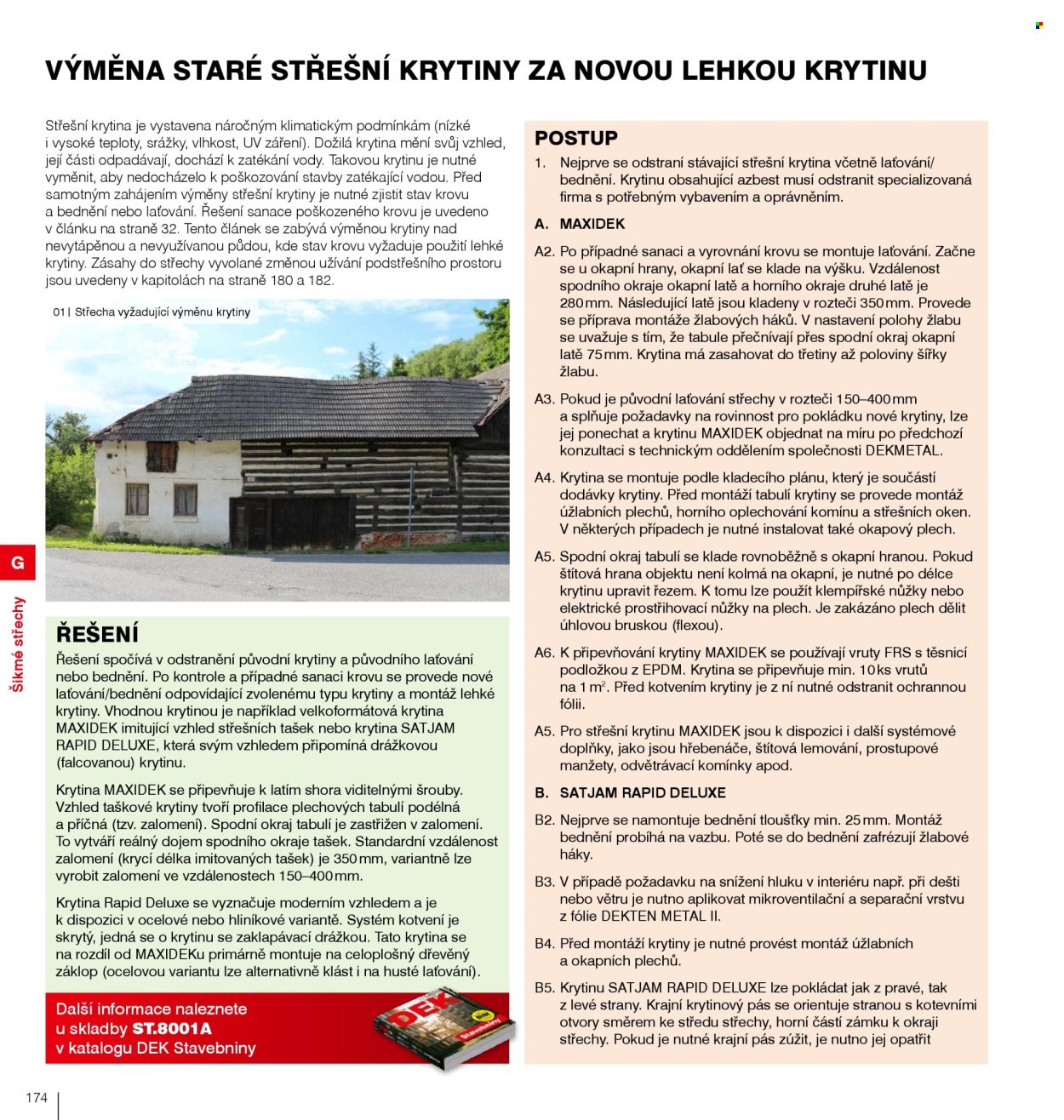Leták DEK. Strana 176