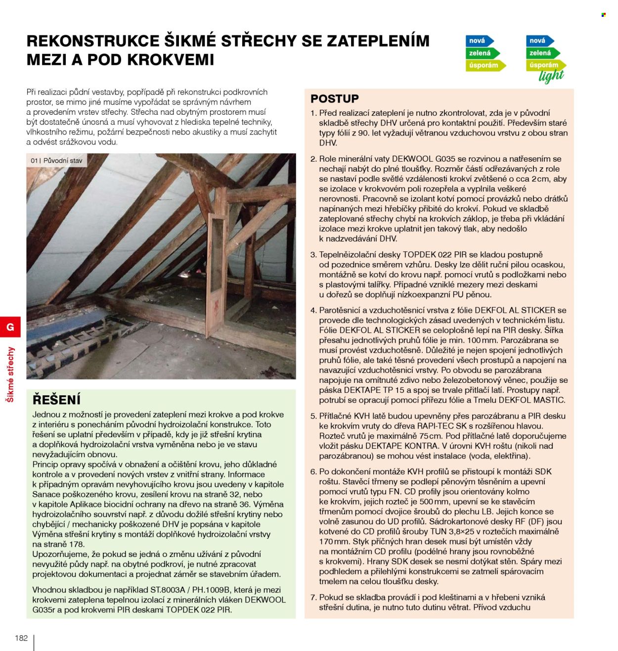 Leták DEK. Strana 184