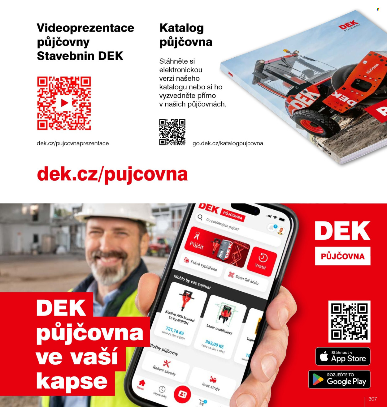 Leták DEK. Strana 309