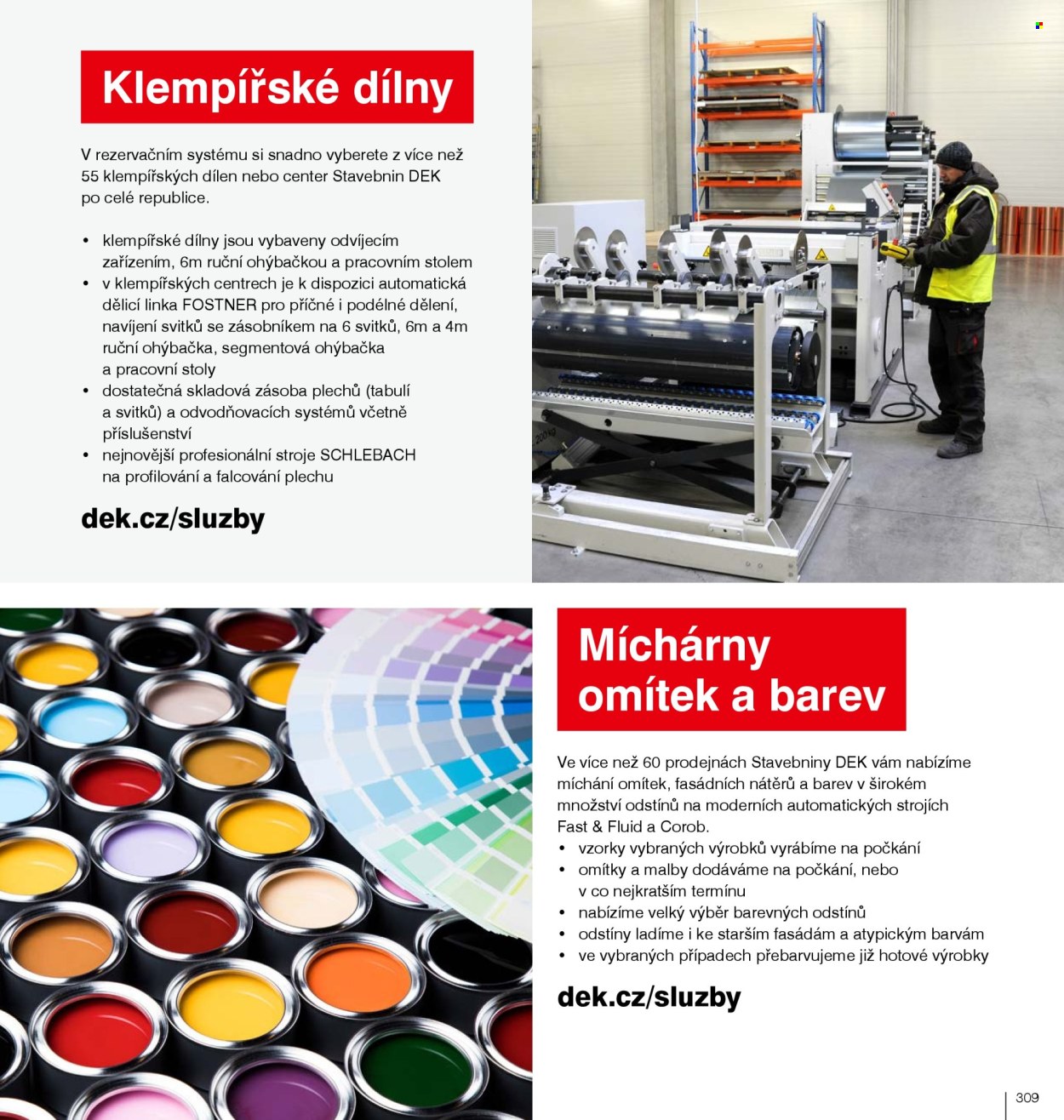 Leták DEK. Strana 311
