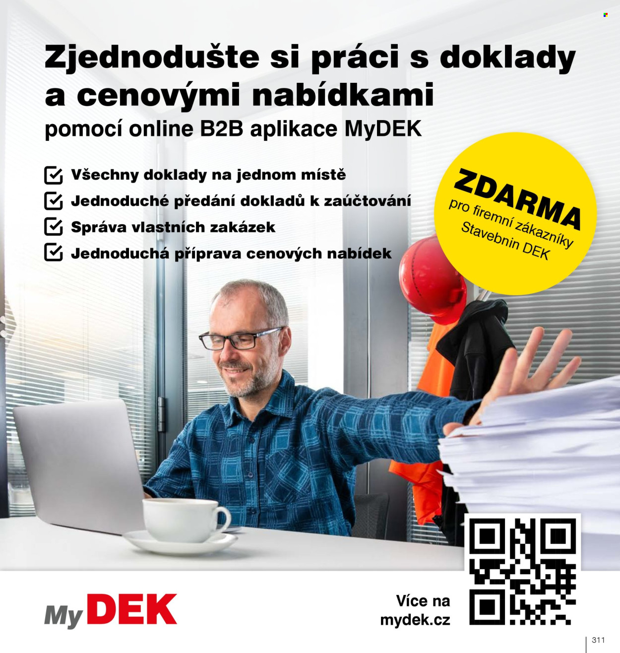 Leták DEK. Strana 313