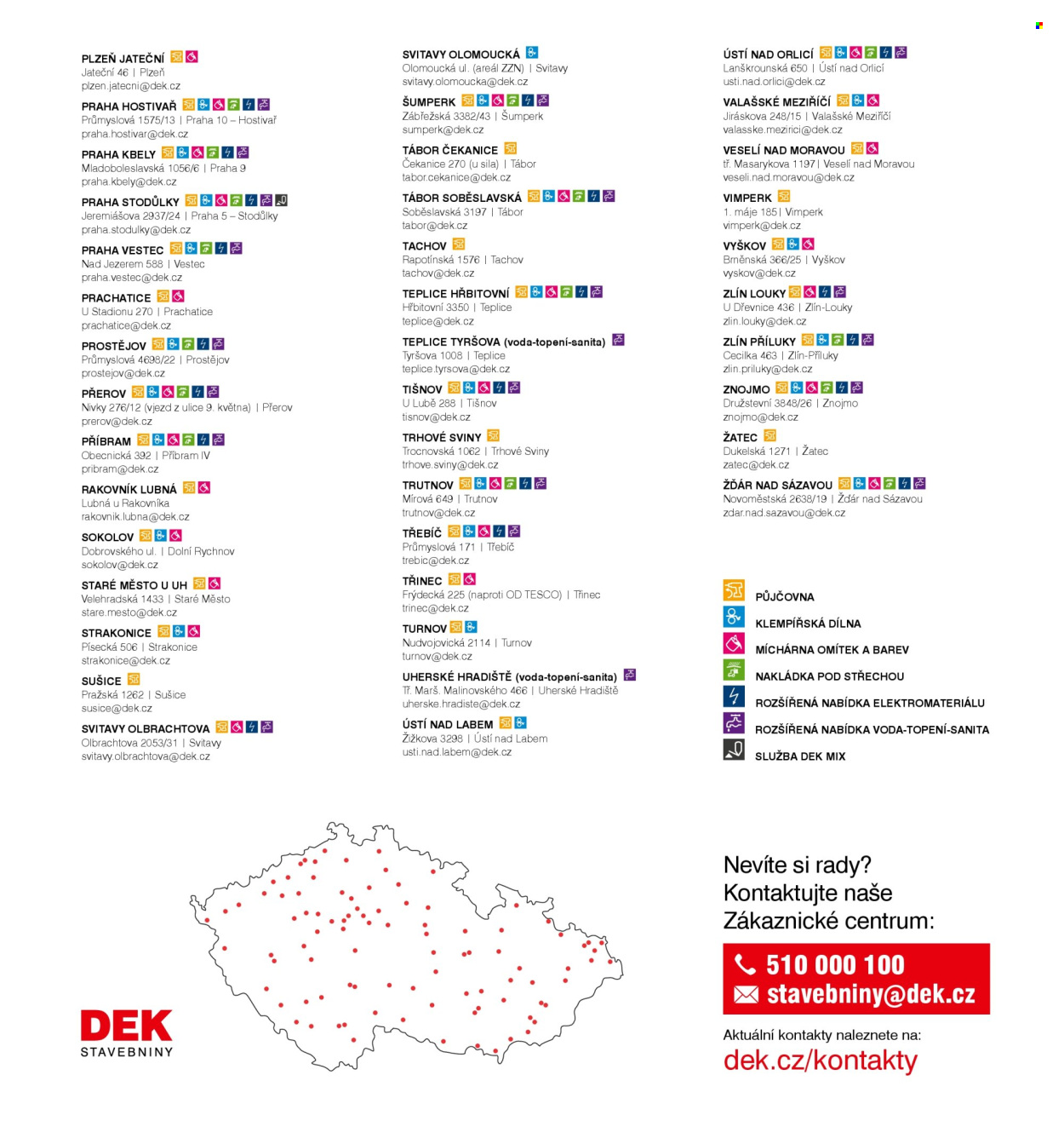 Leták DEK. Strana 315