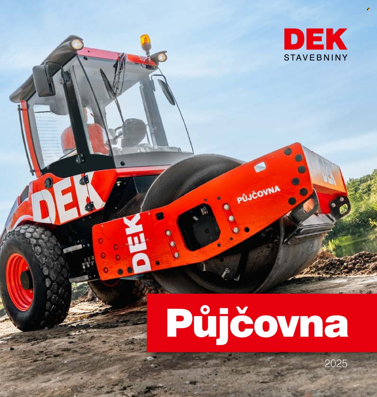 Leták DEK. Strana 1