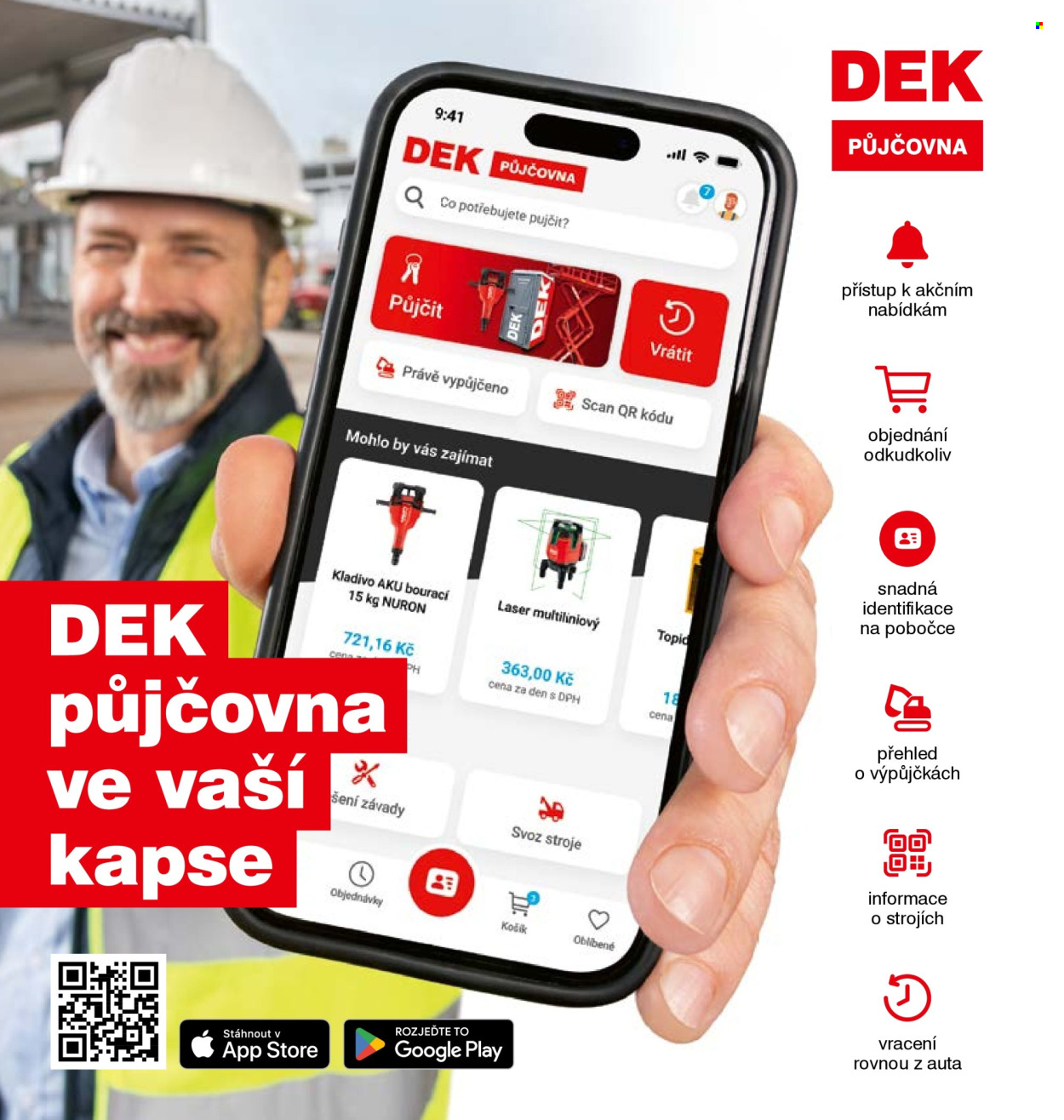 Leták DEK. Strana 2