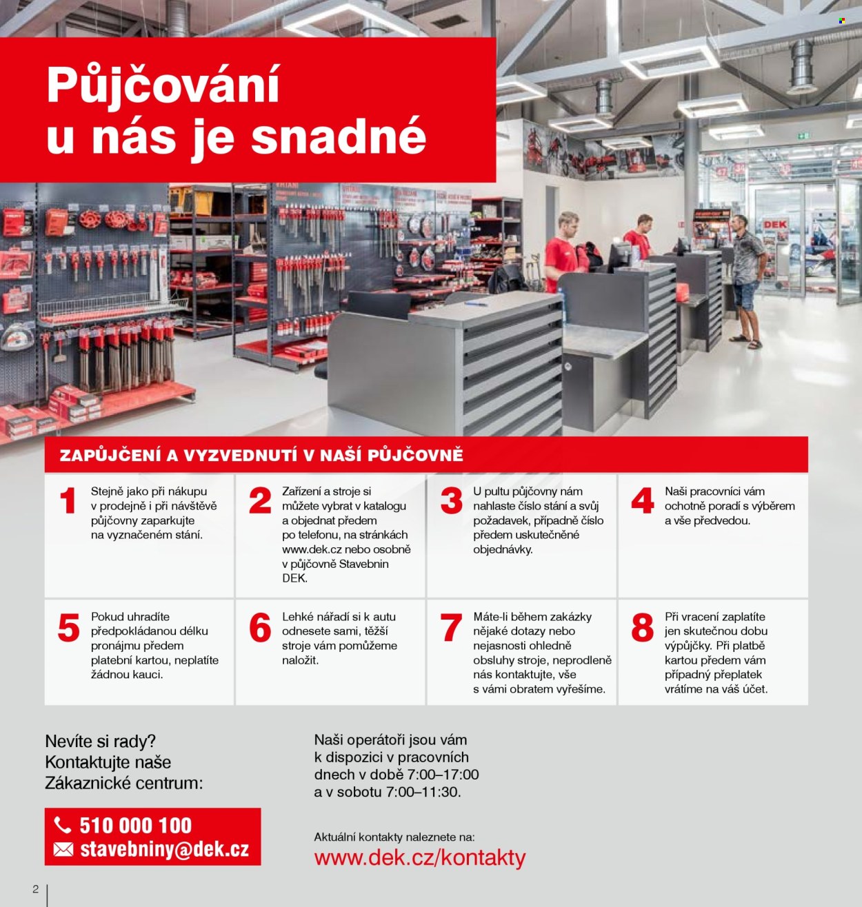 Leták DEK. Strana 4