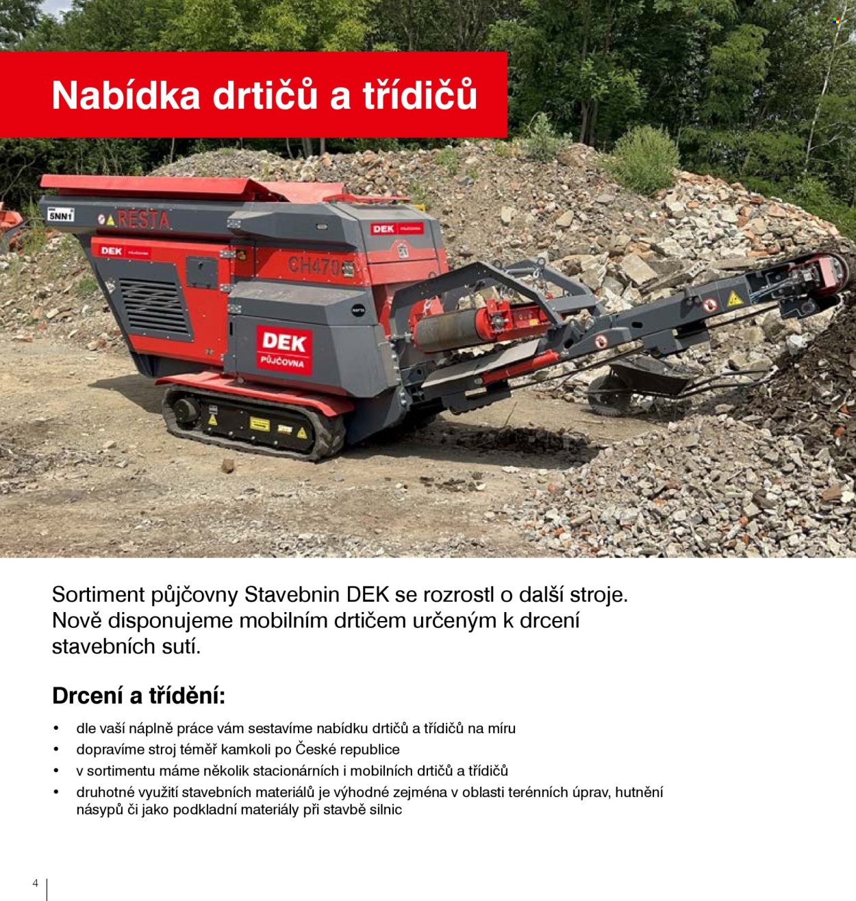 Leták DEK. Strana 6