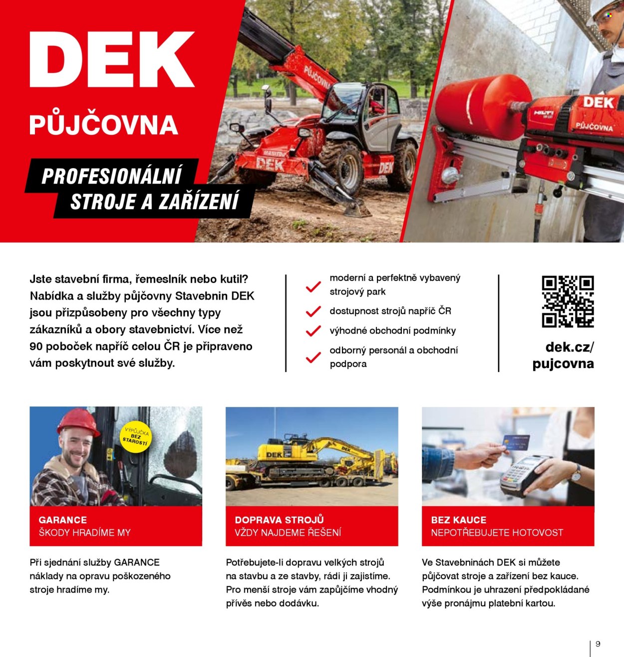 Leták DEK. Strana 11