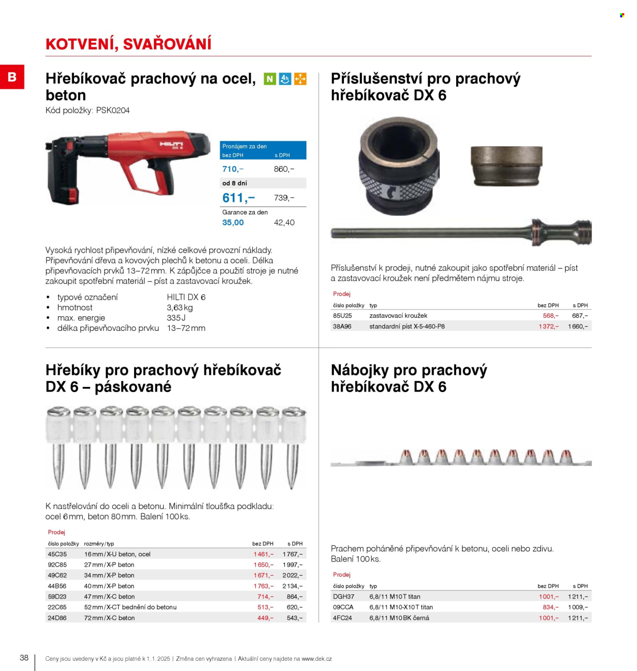 Leták DEK. Strana 40