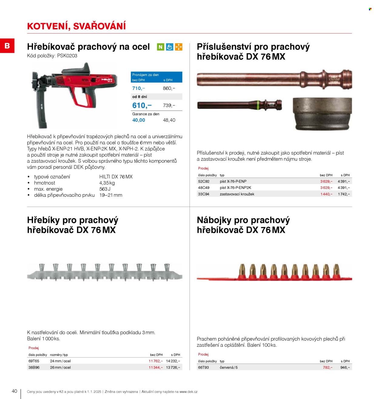 Leták DEK. Strana 42