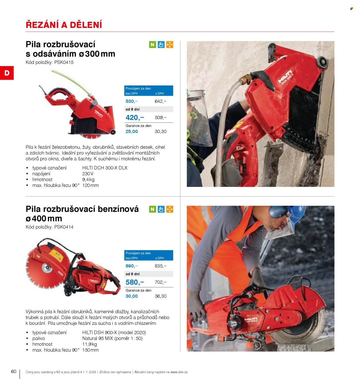 Leták DEK. Strana 62