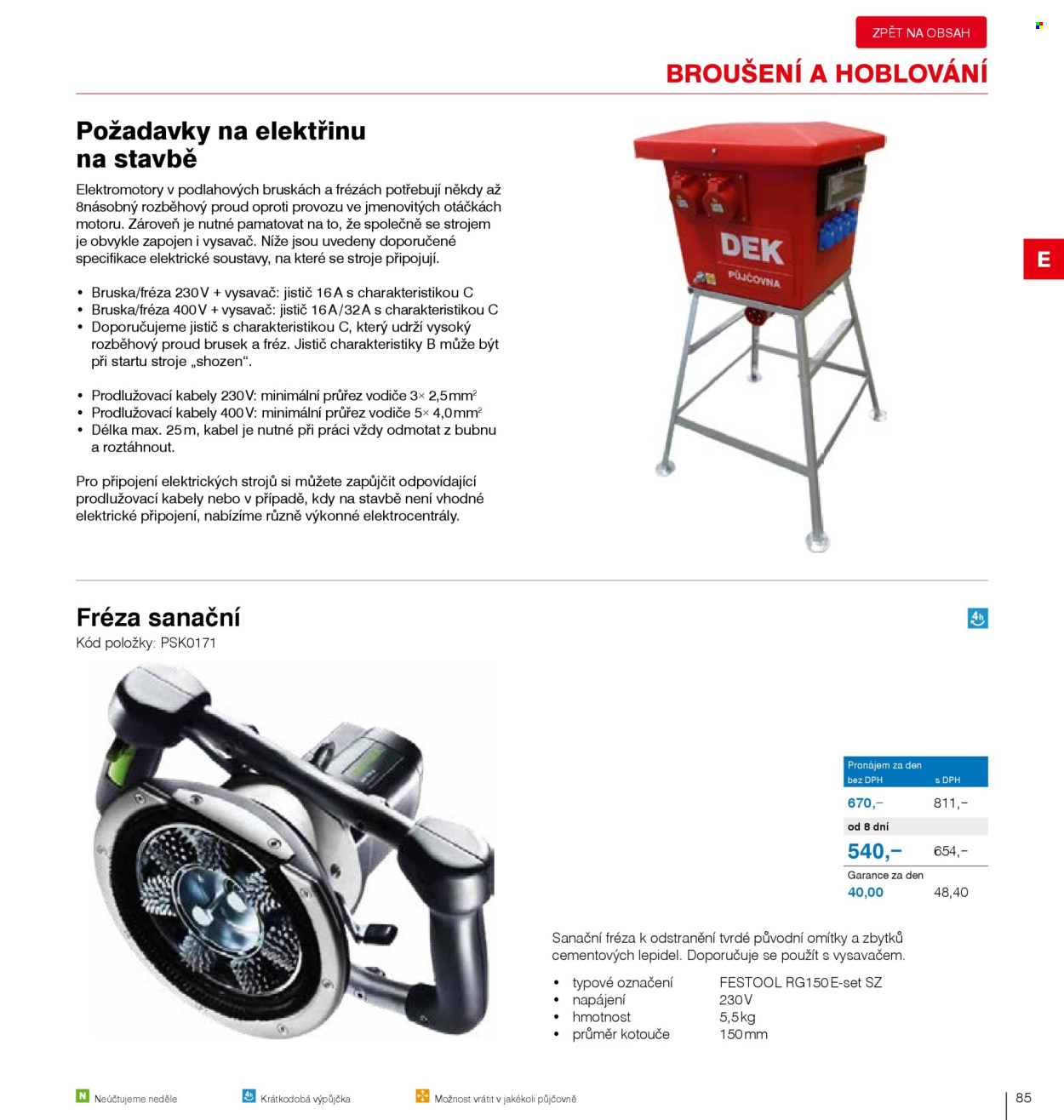 Leták DEK. Strana 87