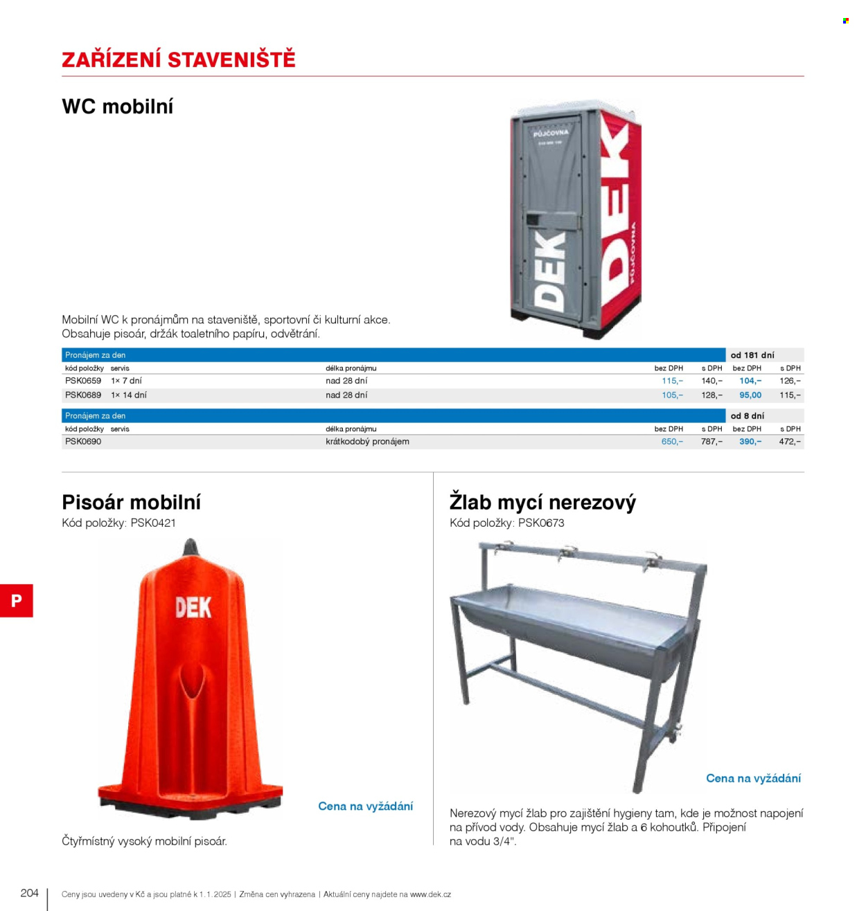 Leták DEK. Strana 206