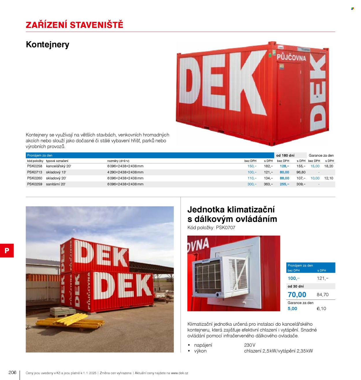 Leták DEK. Strana 208