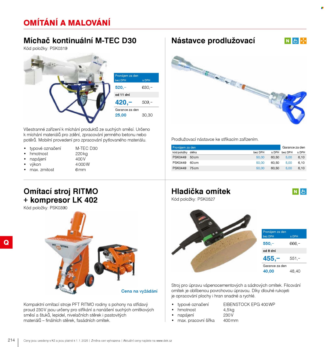 Leták DEK. Strana 216