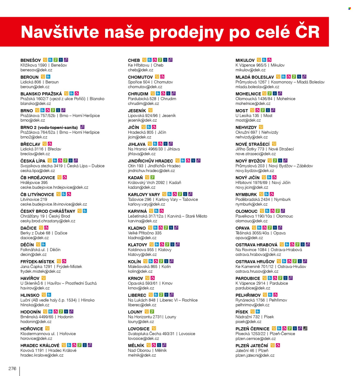 Leták DEK. Strana 278