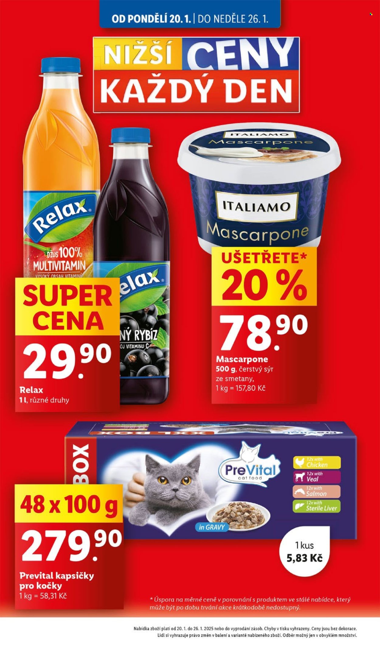 Leták Lidl - 20.1.2025 - 26.1.2025. Strana 1