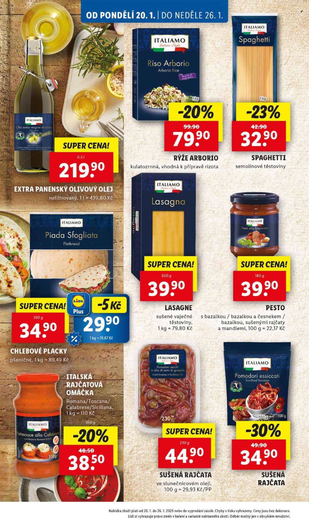 Leták Lidl - 20.1.2025 - 26.1.2025. Strana 1