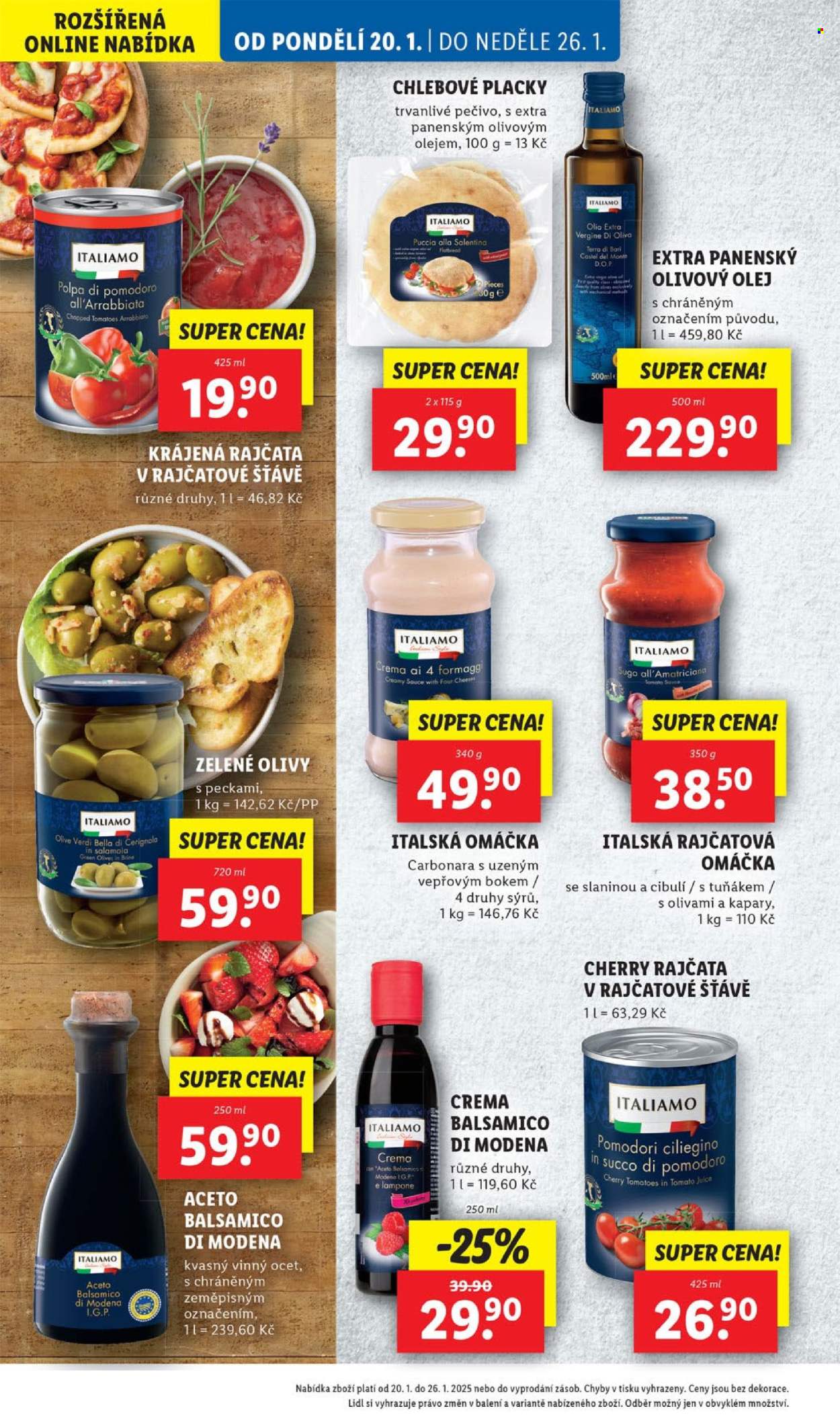 Leták Lidl - 20.1.2025 - 26.1.2025. Strana 1