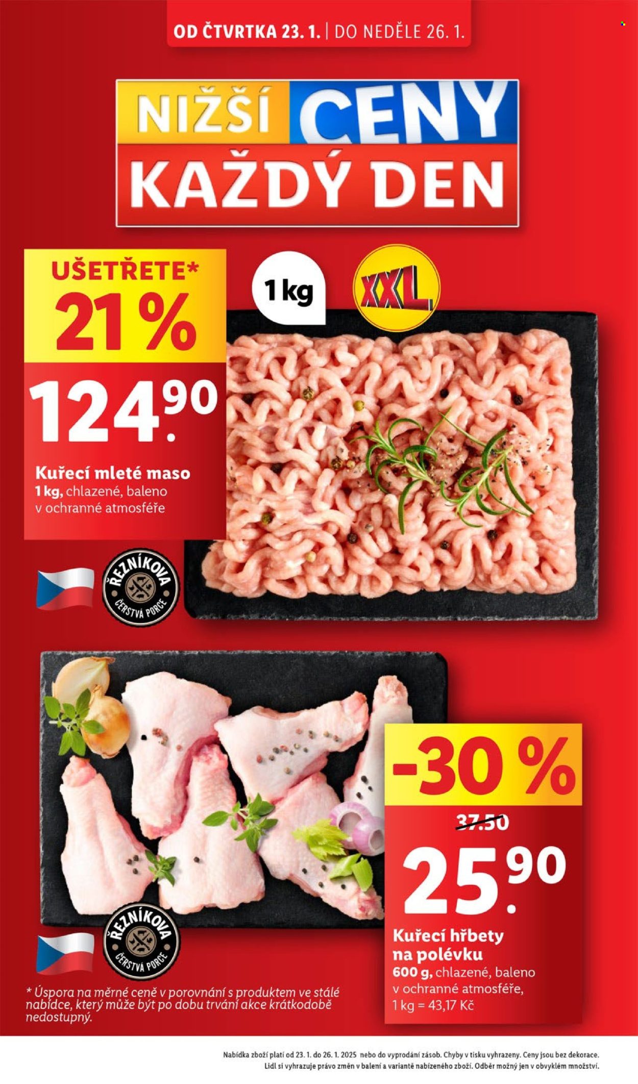 Leták Lidl - 23.1.2025 - 26.1.2025. Strana 1