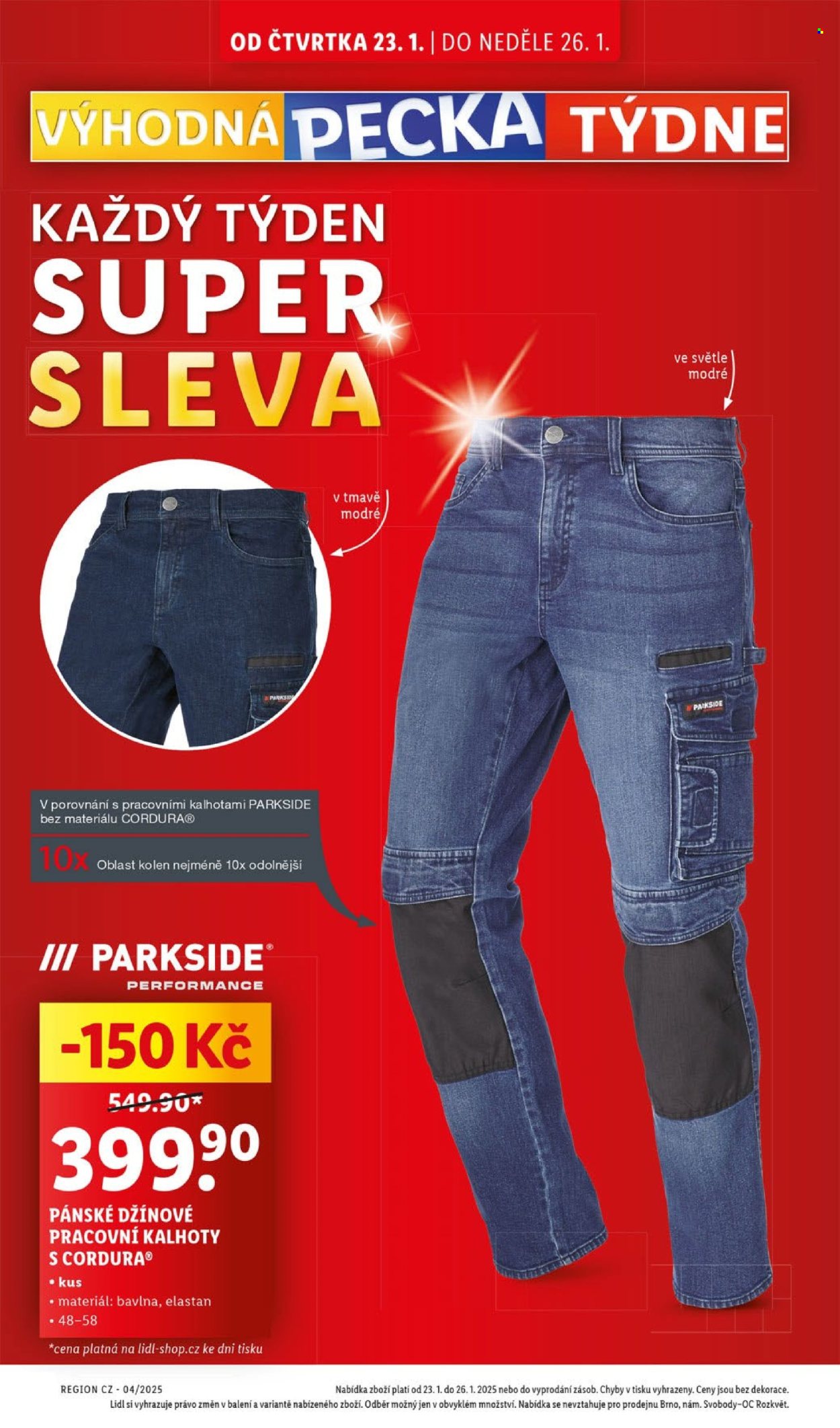 Leták Lidl - 23.1.2025 - 26.1.2025. Strana 1