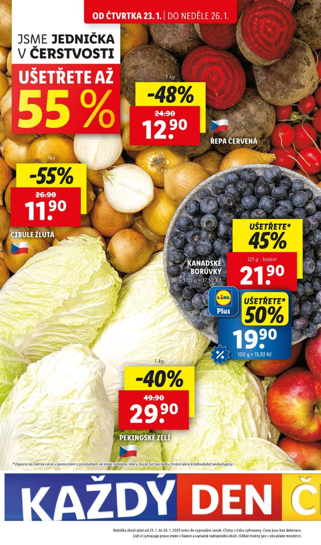 Leták Lidl - 23.1.2025 - 26.1.2025. Strana 1