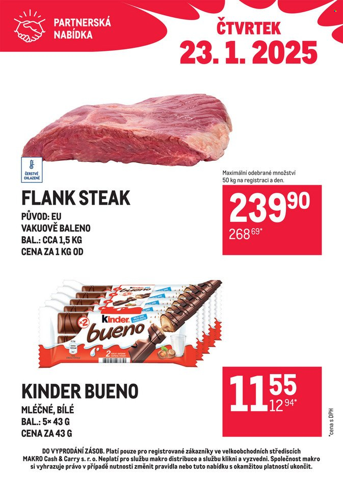 Leták MAKRO - 23.1.2025 - 23.1.2025. Strana 1