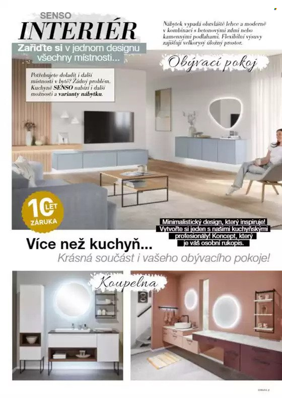 Leták SCONTO NÁBYTEK. Strana 1