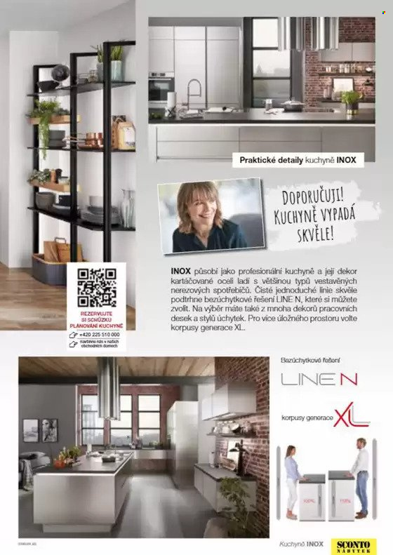 Leták SCONTO NÁBYTEK. Strana 1