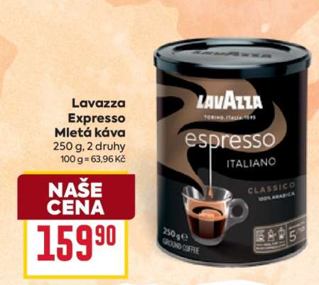 Lavazza Expresso Mletá káva