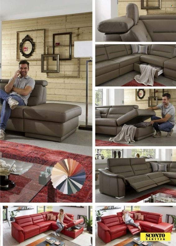 Leták SCONTO NÁBYTEK. Strana 1
