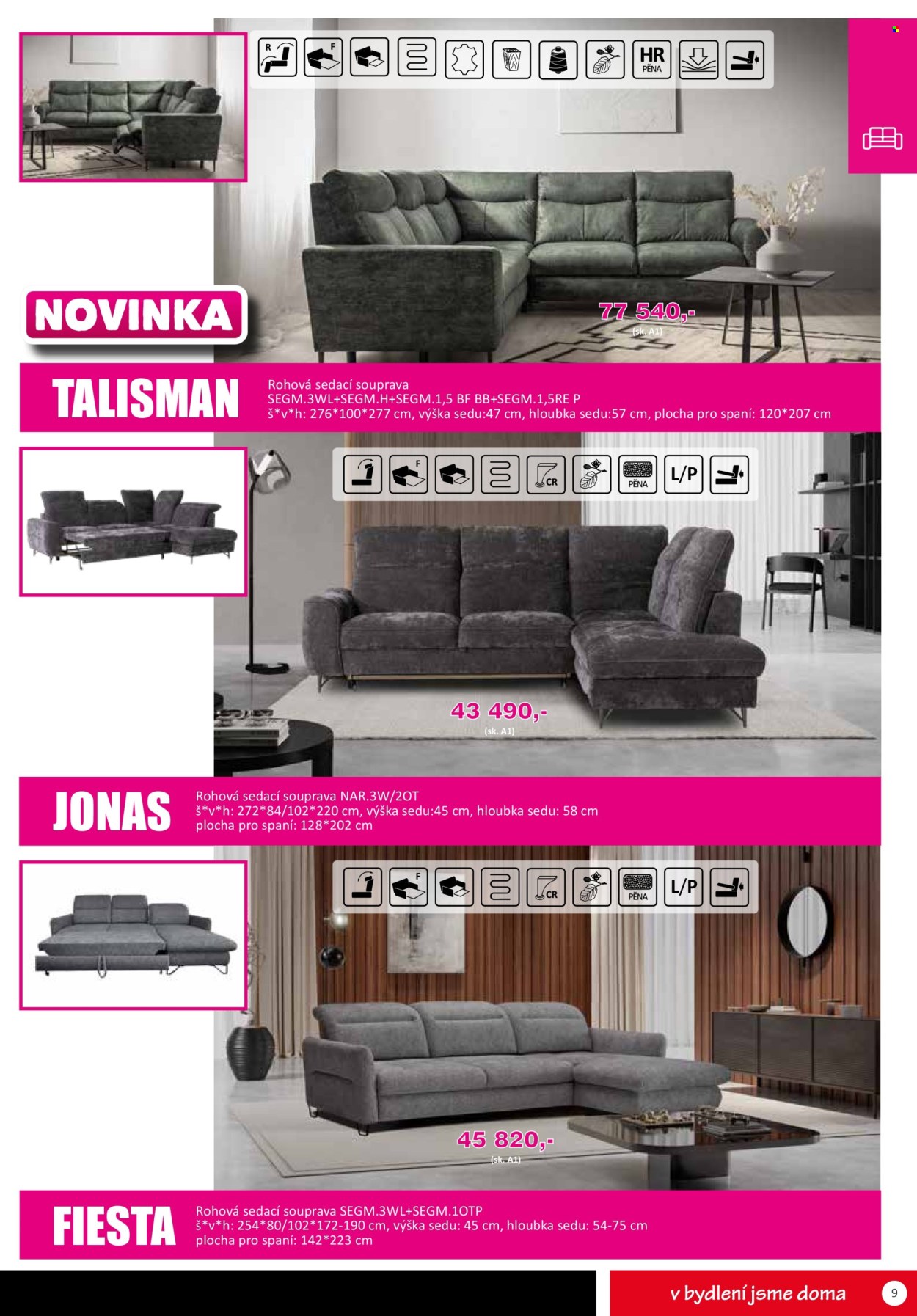 Leták Nábytek Jamall. Strana 1