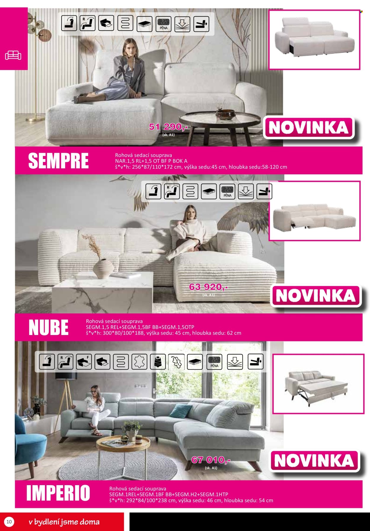 Leták Nábytek Jamall. Strana 1